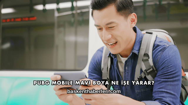 Pubg Mobile Mavi Boya Ne İşe Yarar?